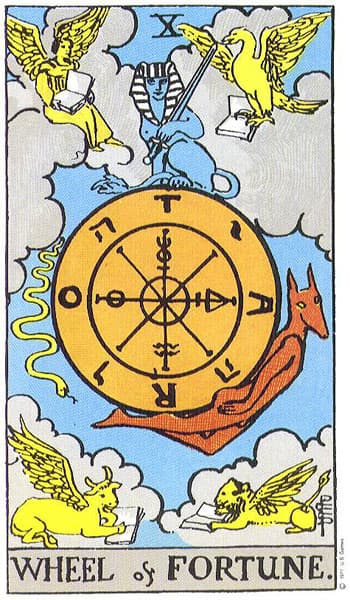 Wheel of Fortune tarot card thumbnail
