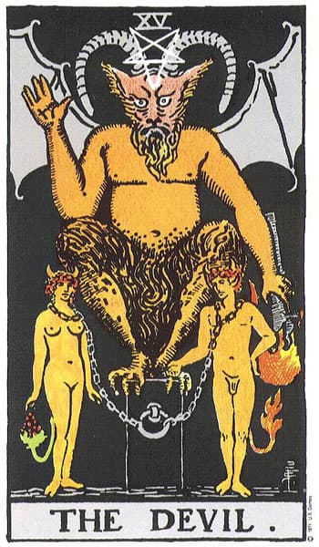 The Devil tarot card thumbnail
