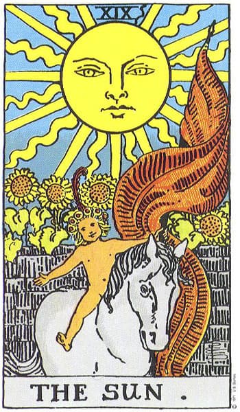 The Sun tarot card thumbnail