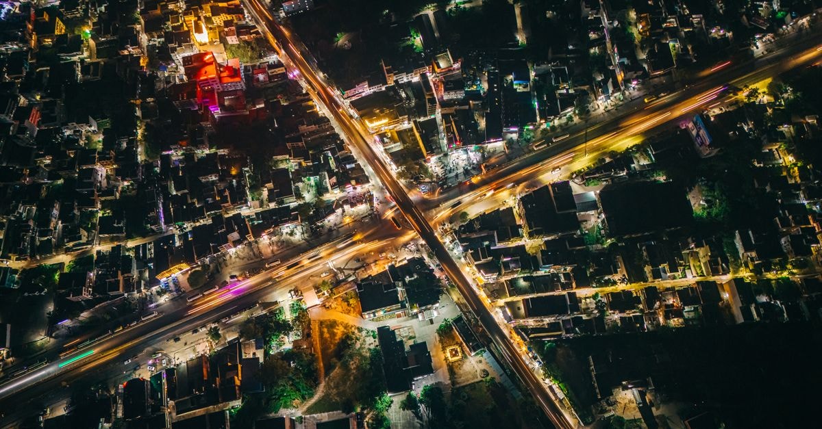 Radhika Mandapam, Jhansi: A Wedding Venue on Circuit House Road Vibrant aerial night view of Muzaffarpur, Bihar with illuminated streets and buildings.
