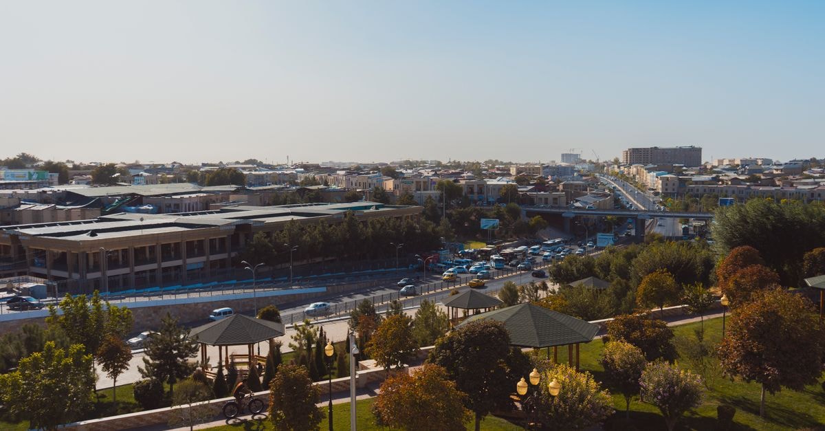 Sanandaj Tourism Hotel in Sanandaj: A Green Retreat by Abidar Forest Park Explore the vibrant autumn cityscape of Samarkand, Uzbekistan with a blend of modern and traditional architecture.