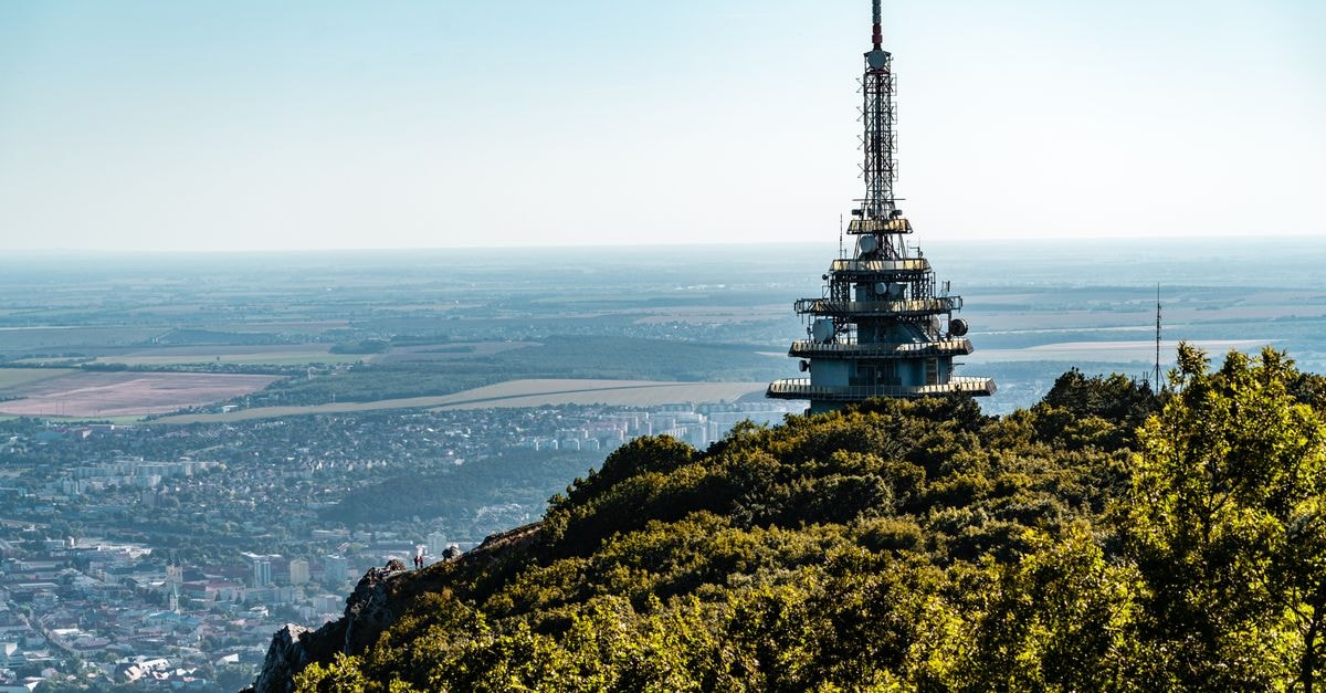 Hotel Mikado in Nitra: Congress-Ready Comfort Near the Old Town Panoramic view of Zobor Hill with a telecommunications tower overlooking the cityscape of Nitra, Slovakia.
