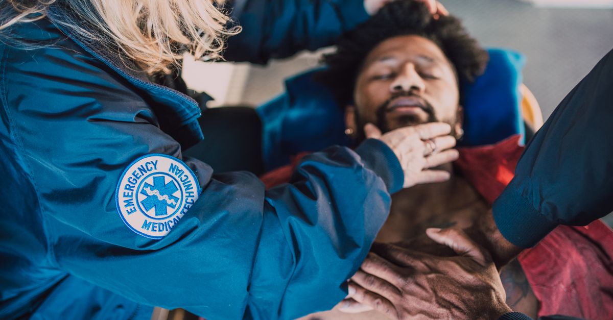 HBO Max's "Stuart Fails to Save the Universe" Premieres With Shocking Raj Death Paramedics performing CPR on an unconscious patient in an emergency situation.