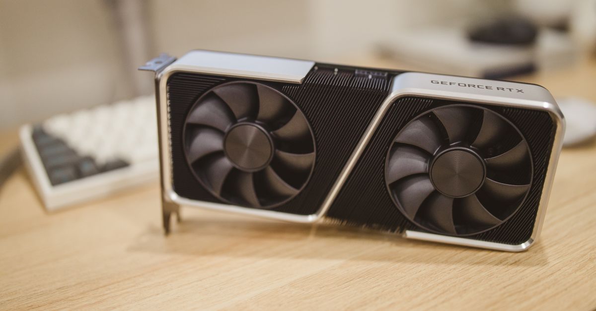 Valve expands SteamOS to Intel and Nvidia hardware as DIY desktop installation rolls out Close-up of a GeForce RTX graphics card on a desk, showcasing its design and technology.