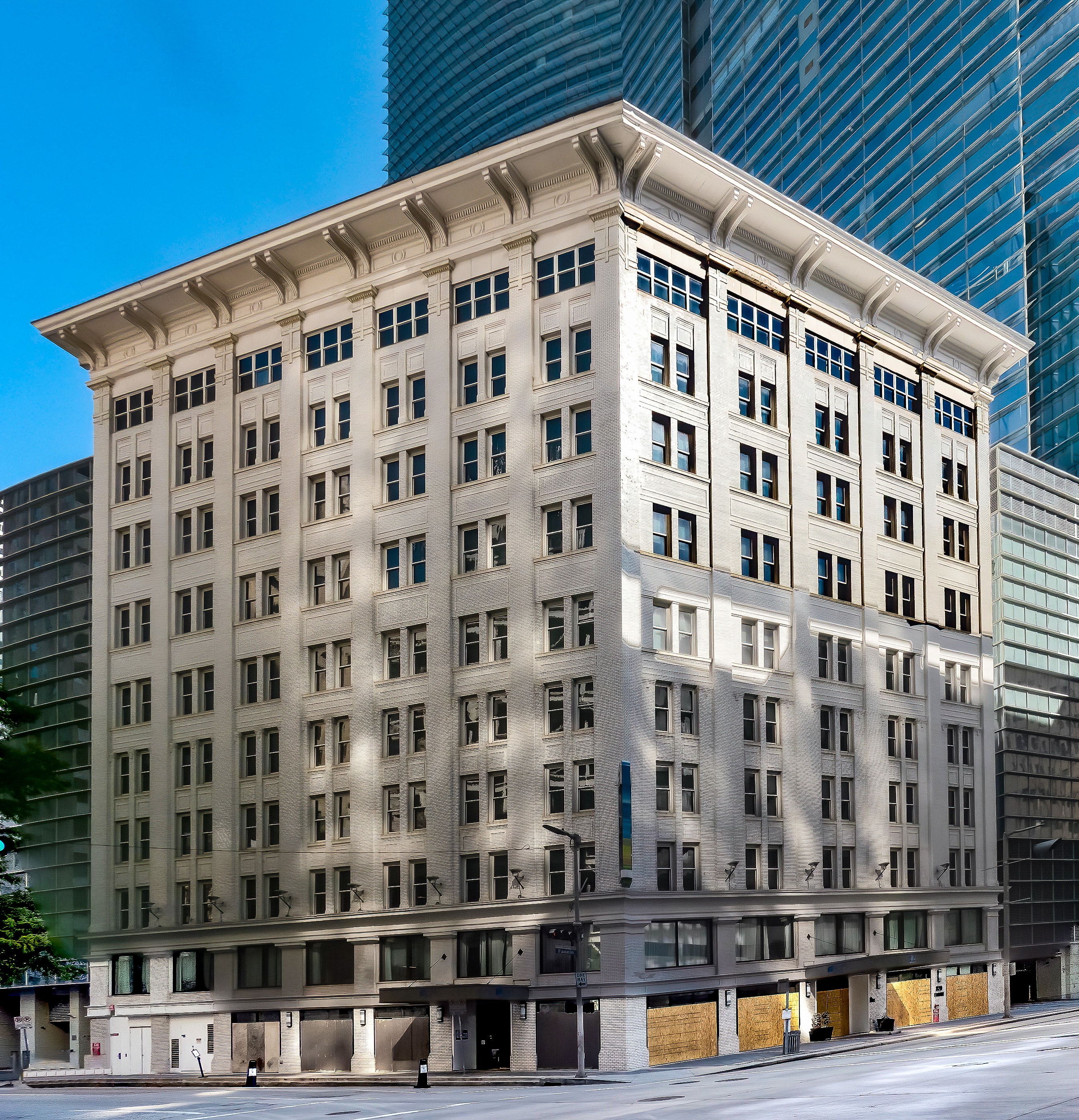 Aloft Houston Downtown: A Rooftop Lounge in a 1913 Building Stowers Building Houston.jpg
