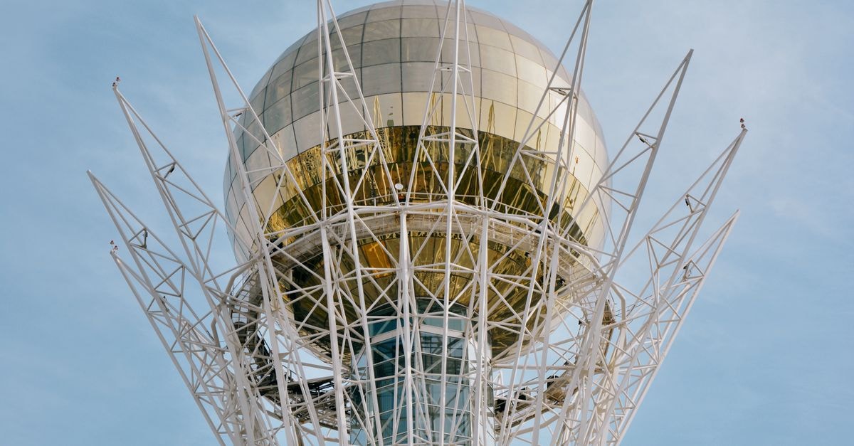Cove Kaz Capital Group Taps Global Engineering Consortium for Kazakhstan Tungsten Feasibility Study Close-up view of the iconic Baiterek Tower in Astana, Kazakhstan on a clear day.