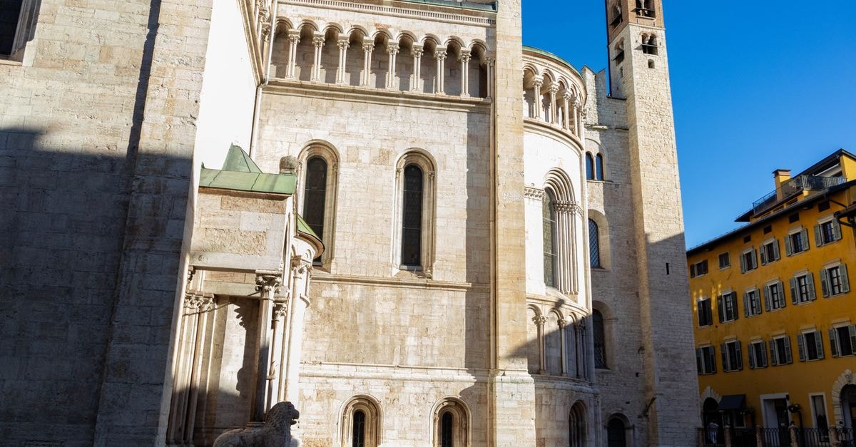 Bright view of Trento Cathedral's architecture, capturing its historical charm and intricate design.