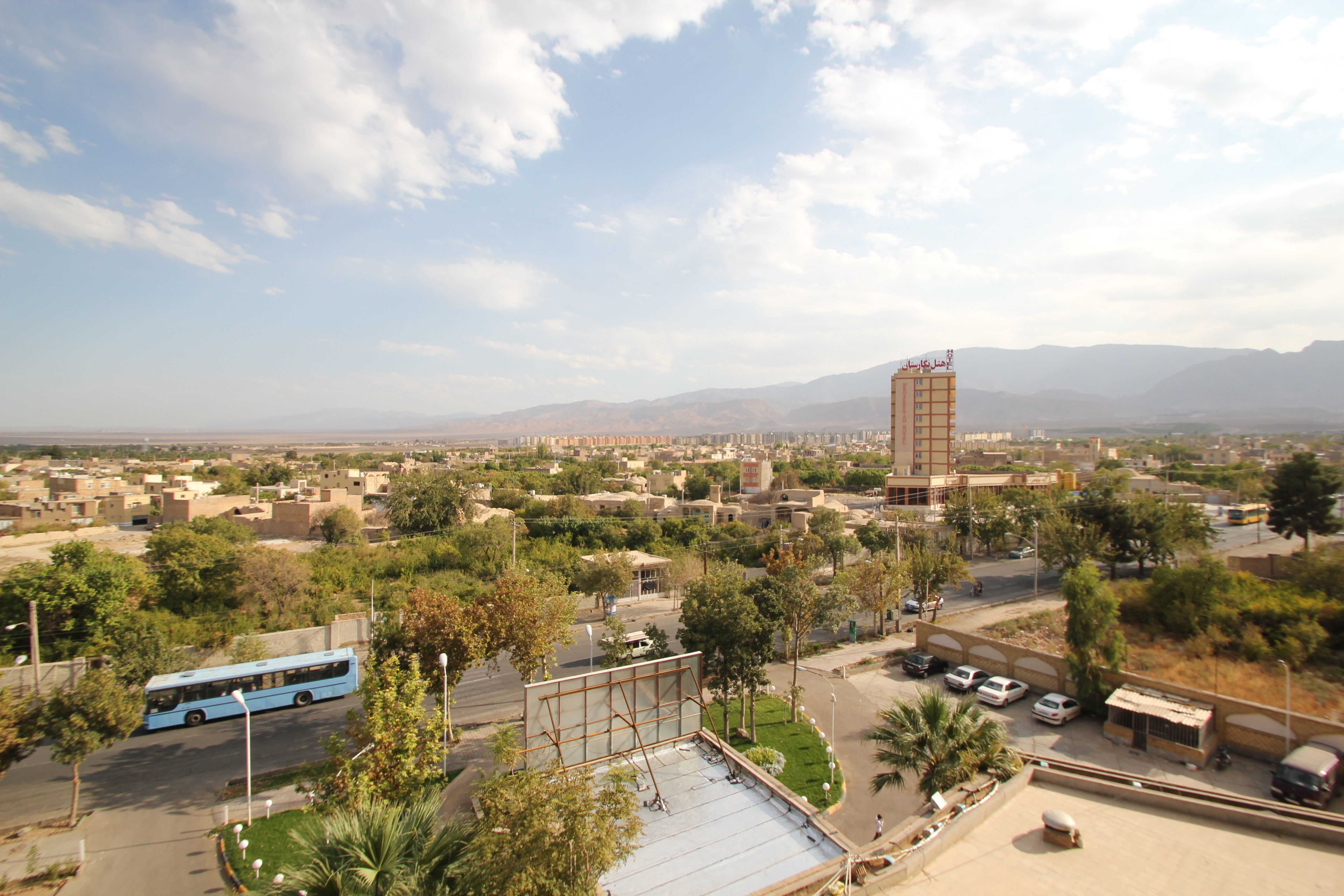 Zagros Hotel in Ilam: Forest Park Views Near the Square View of the Zagros Mountains from the hotel (6223549543).jpg