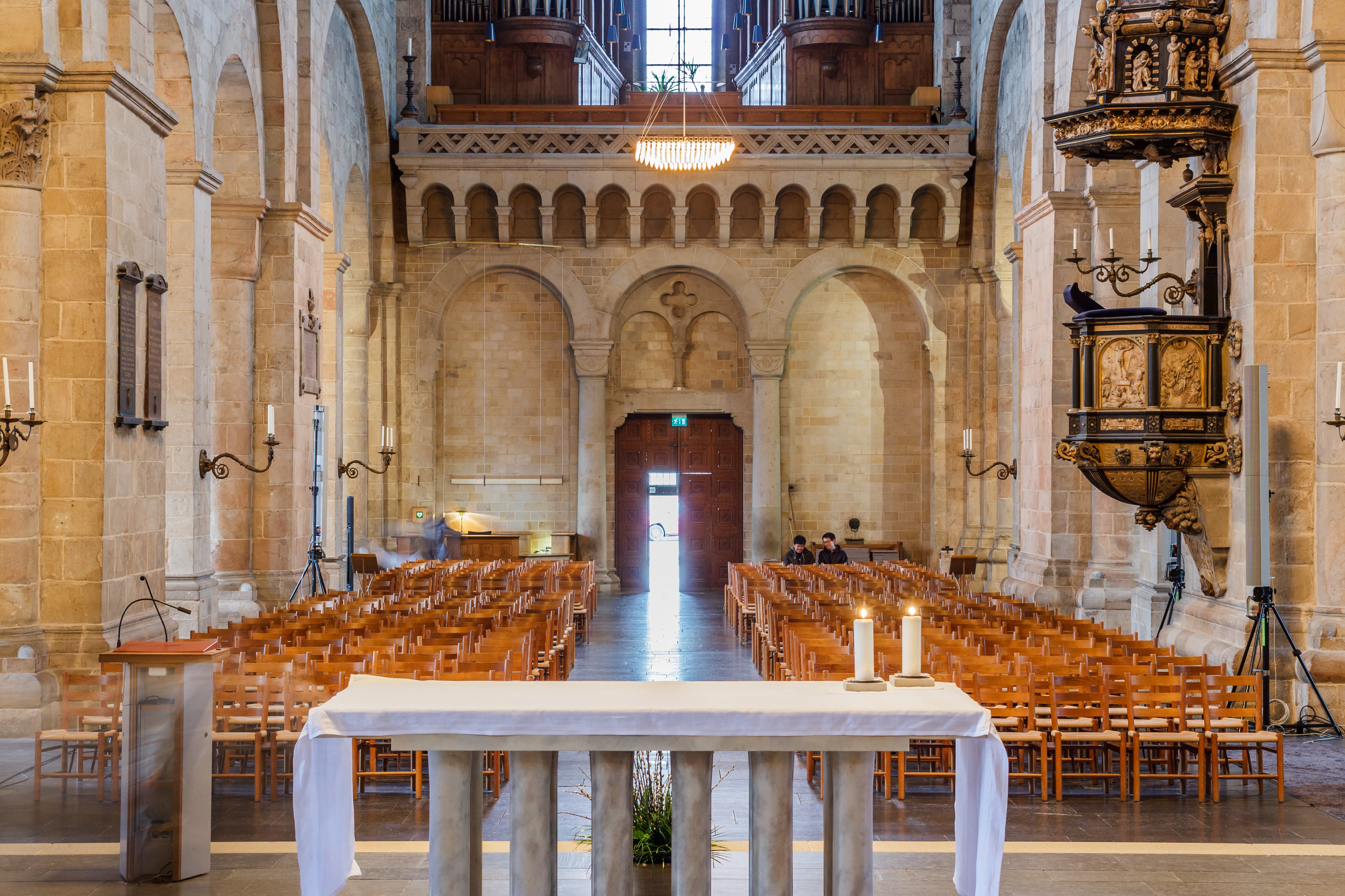Illustration for Eight Witnesses on the First of September: Lund cathedral interior 2015-03-30-4746.jpg