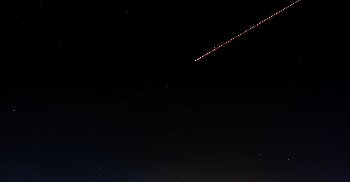 SpaceX shows Starlink-filmed Starship footage ahead of first public earnings A serene night sky with a shooting star and numerous stars over Kénitra, Morocco.