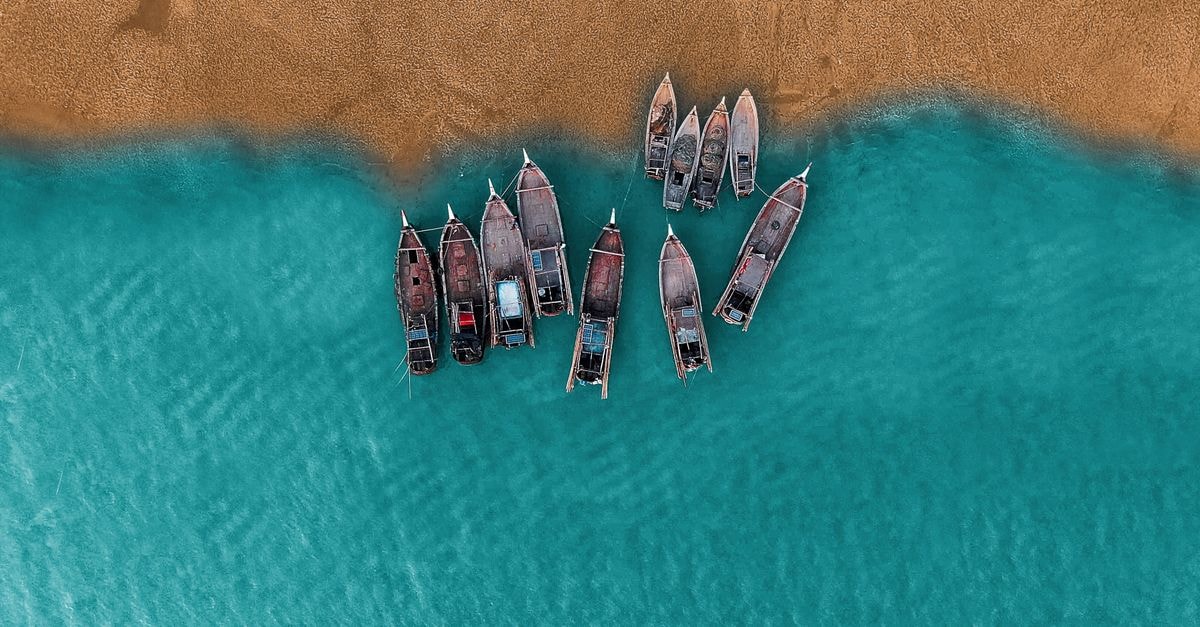 Hill Tower Hotel and Resort, Cox's Bazar: Balcony Views from Sugandha Point Aerial shot of fishing boats moored on sandy beach at Cox's Bazar, Bangladesh.