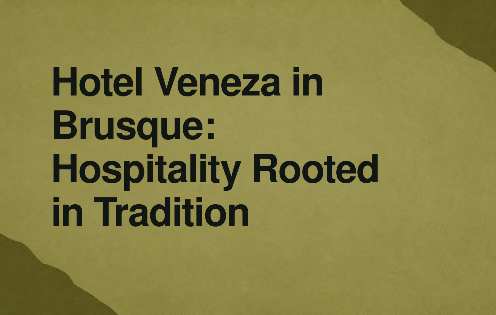 News illustration: Hotel Veneza in Brusque: Hospitality Rooted in Tradition