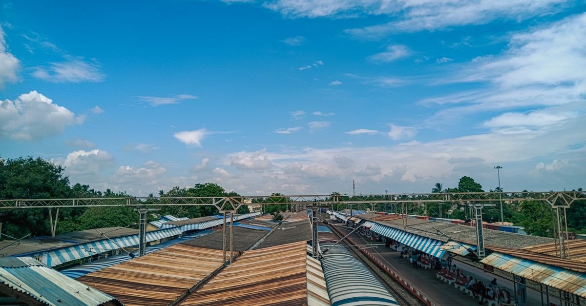 Hotel Monalisa, Cuttack — A Classic Property in Badambadi A scenic aerial view of railway station platforms and tracks in Kolkata, India.
