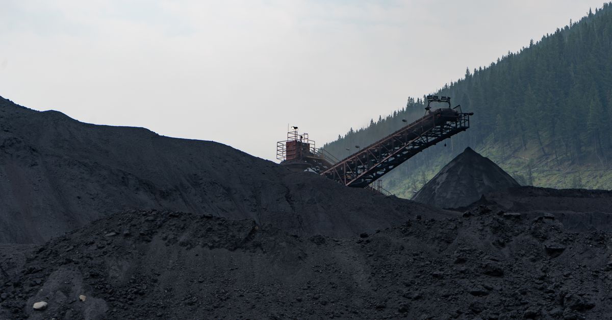 Nickel Sector Advances: Indonesia Midstream Push, ARM's $973M Nkomati Restart and Canada Nickel's Nesbitt Maiden Resource Industrial coal processing facility in Elkford, Canada with large coal piles.