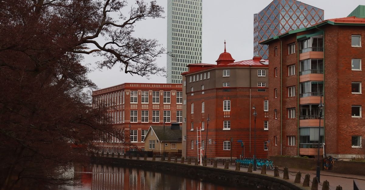 Scenic view of Gothenburg's modern waterfront architecture and urban landscape.