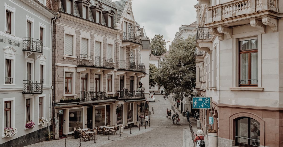 A Quietly Elegant Saarbrücken Travel Guide Quaint European townscape with classic architecture in Baden-Baden, Germany.