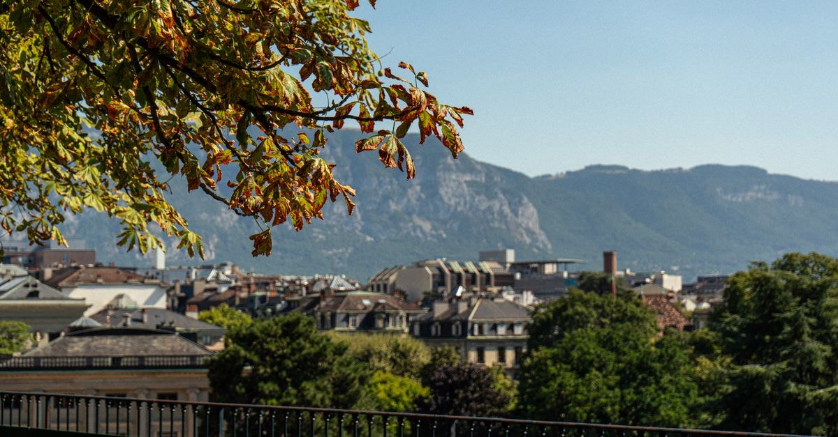 Les Bananes Vertes, Basse-Terre: A Heated Magnesium Pool near Guadeloupe's Trails Captivating cityscape of Geneva with autumn foliage and mountain backdrop.