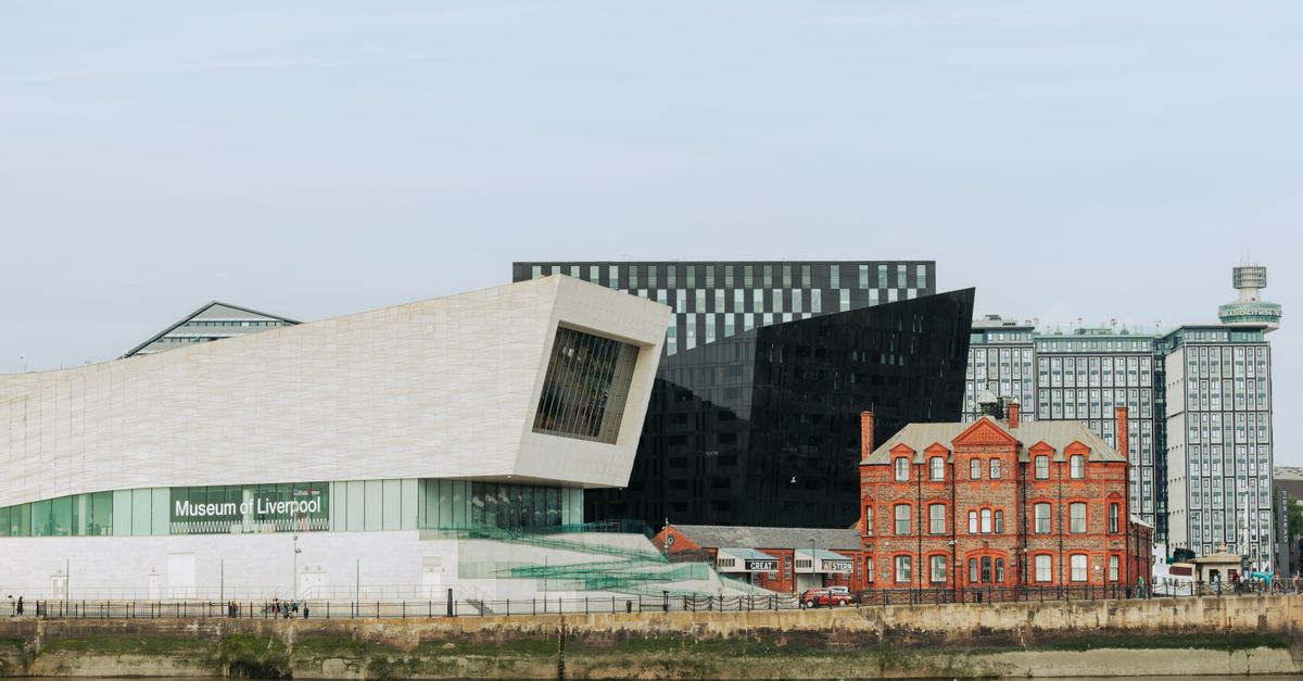 Things to do in Liverpool in July 2026: A Practical Travel Guide View of the Museum of Liverpool and surrounding modern architecture from the riverfront.