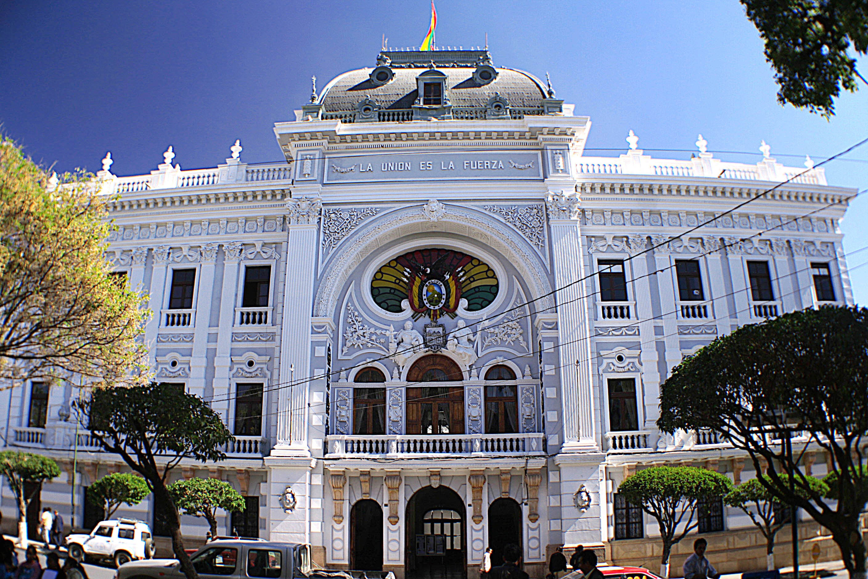 Hotel Boutique On in Sucre: A Restored Colonial Mansion Near Plaza Principal Palacio de la Prefectura de Chuquisaca (Sucre Bolivia).jpg