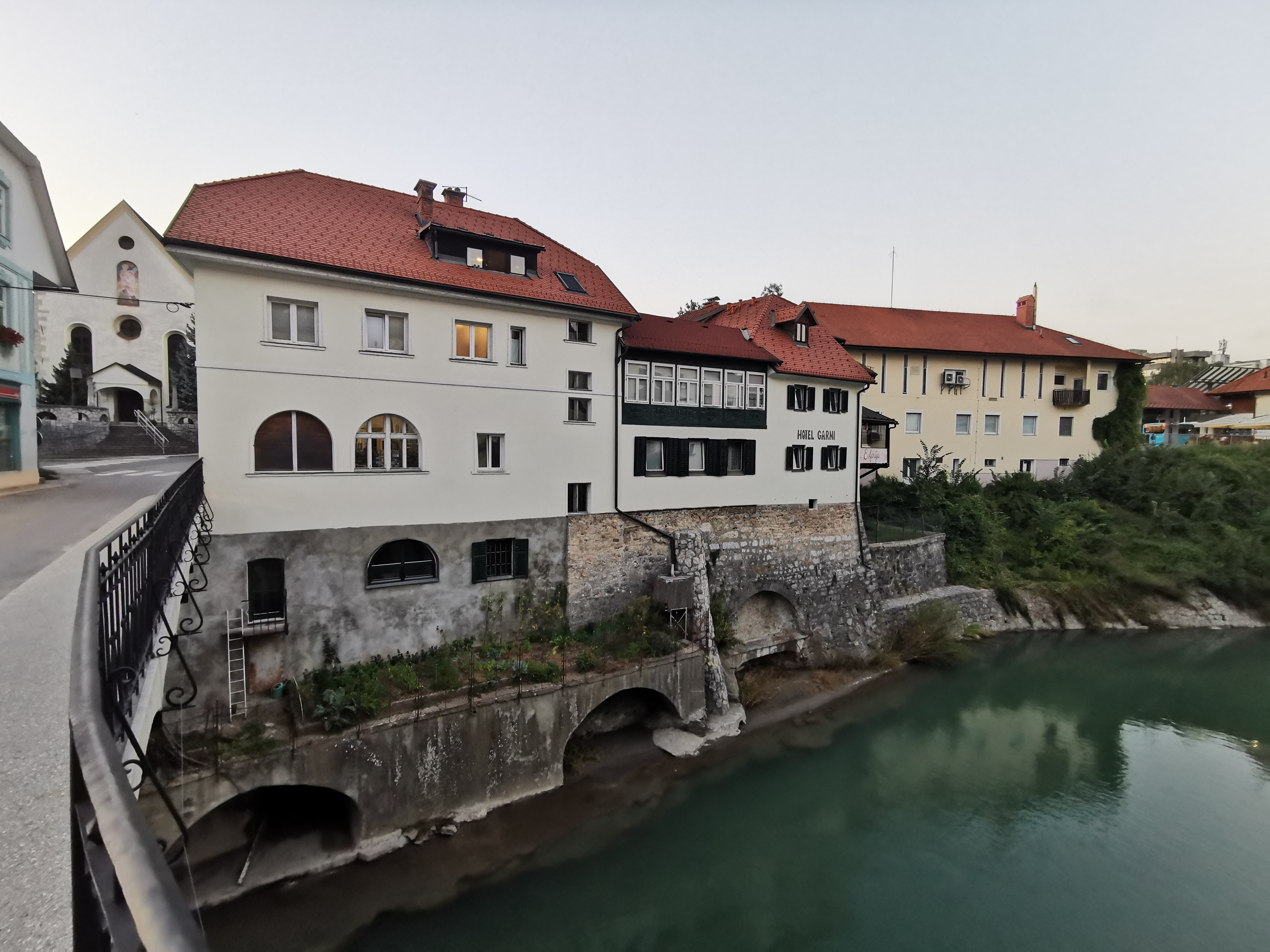 Hotel Garni Paleta in Škofja Loka: Riverside Views by Slovenia's Oldest Stone Bridge Hotel Garni Paleta.jpg