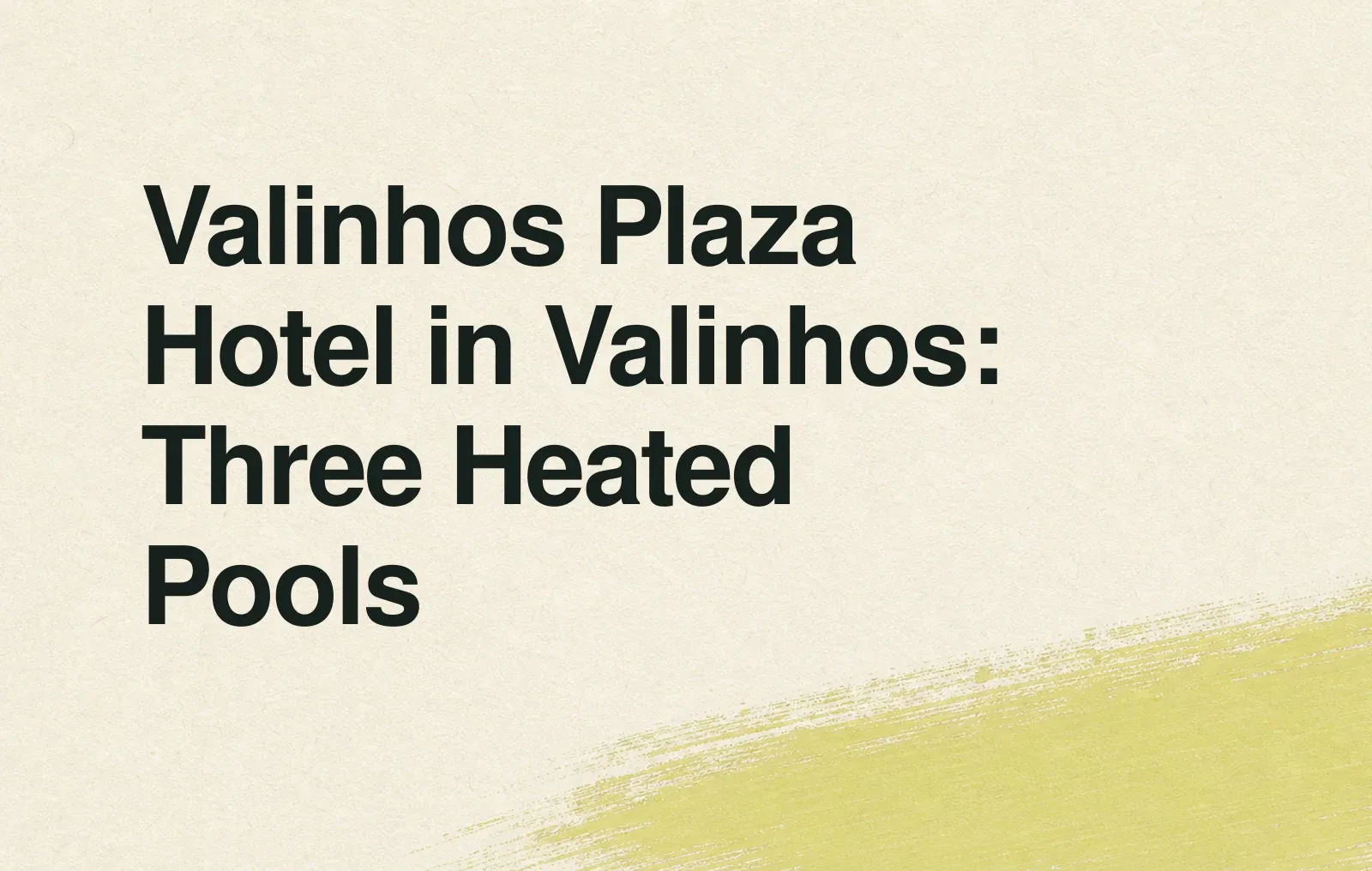 Valinhos Plaza Hotel in Valinhos: Three Heated Pools News illustration: Valinhos Plaza Hotel in Valinhos: Three Heated Pools