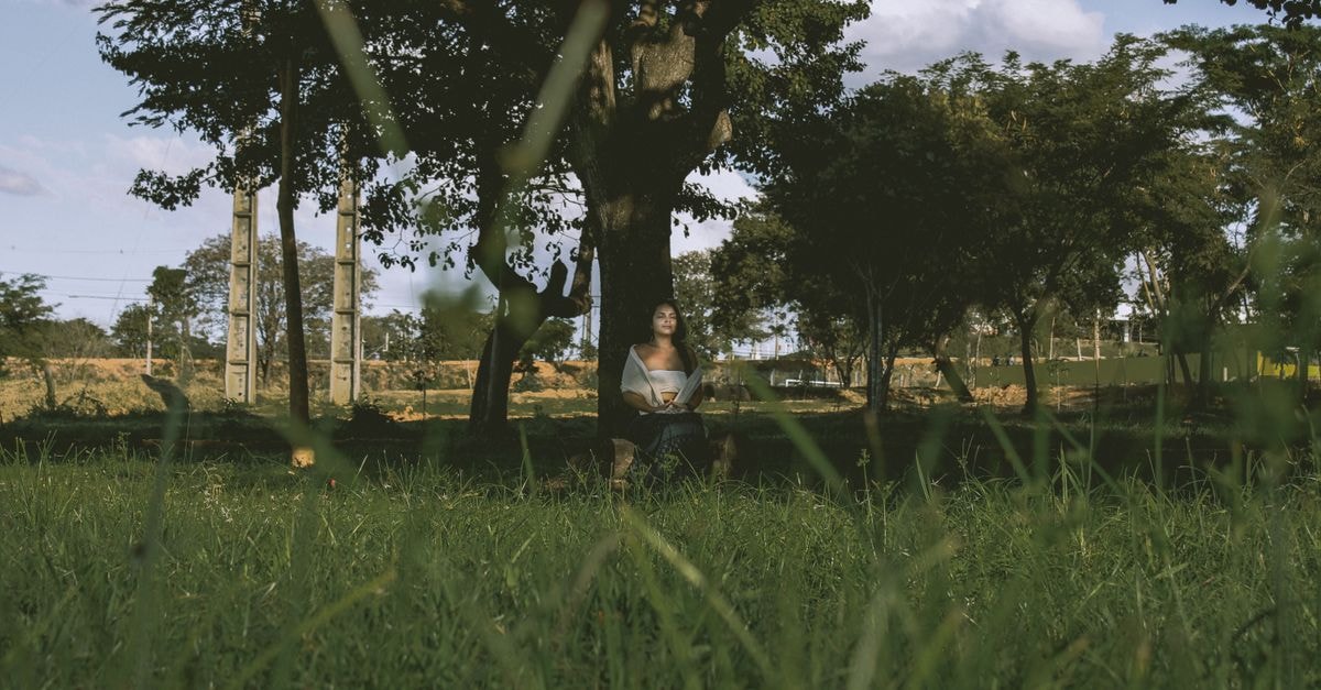 Palmas travel guide: slow mornings on Tocantins' youngest capital A woman sits peacefully under a tree in a sunny Brazilian park, enjoying a tranquil moment.
