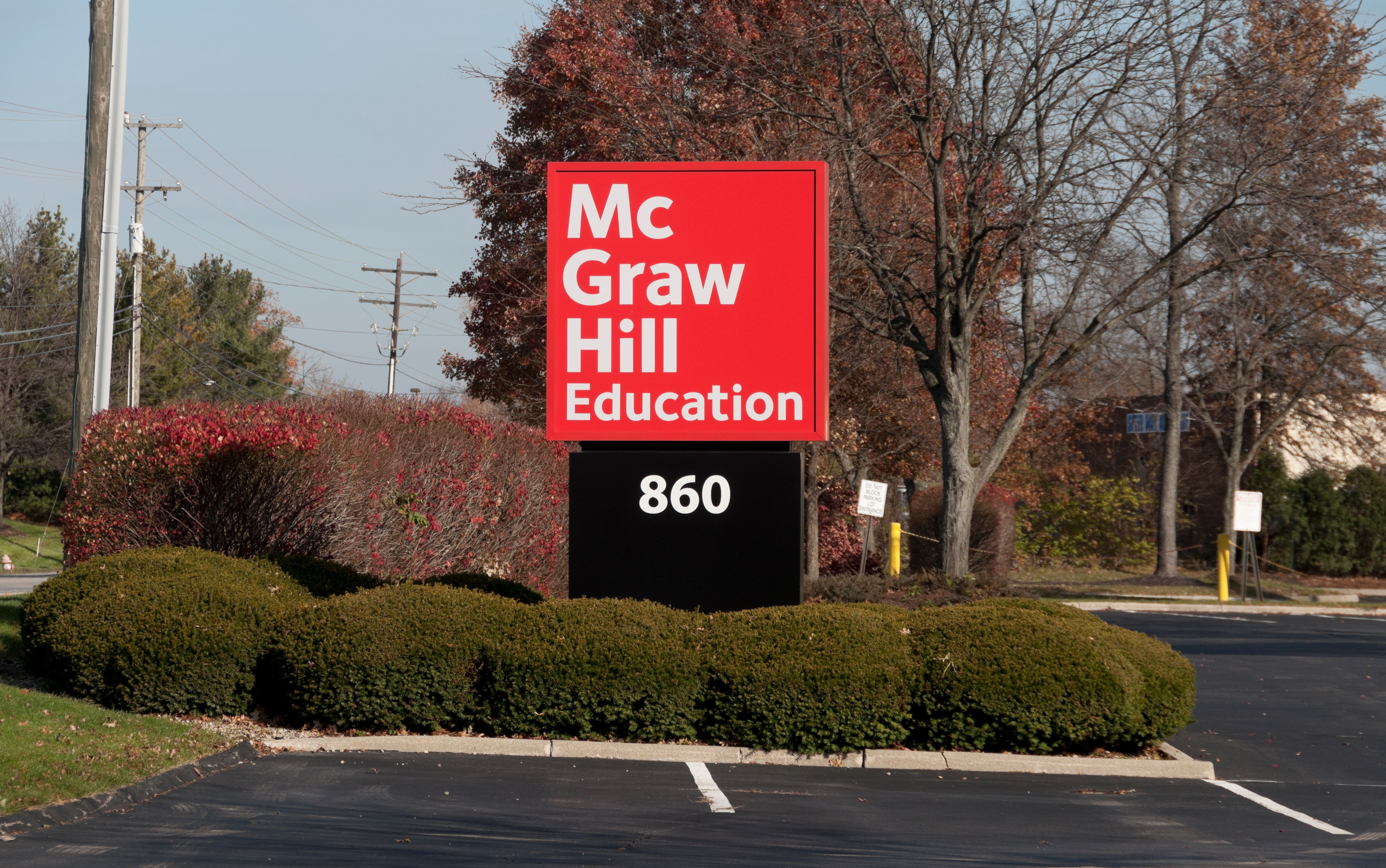 McGraw Hill: Education Publisher With Heavy Leverage and Seasonal Cash Illustration for McGraw Hill: Education Publisher With Heavy Leverage and Seasonal Cash: McGraw-Hill Ed Sign 2.jpg