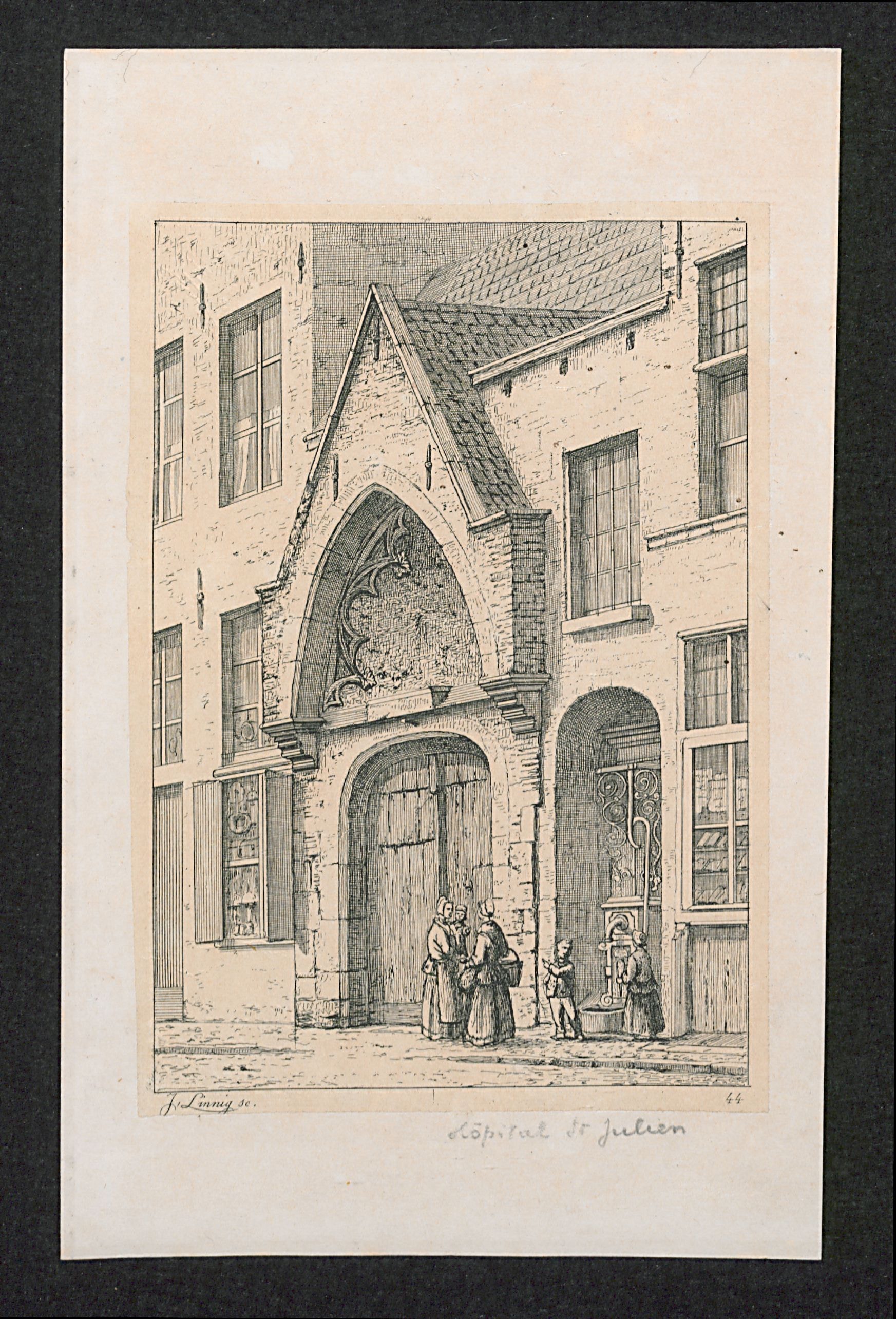 Het St. Julianus gasthuis ca. 1843.jpg