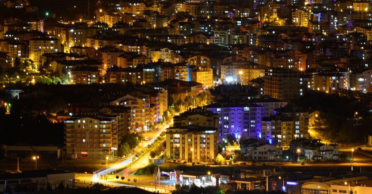 TRYP by Wyndham Istanbul Basin Ekspres: Bagcilar Address Spot A stunning cityscape at night showcasing vibrantly lit buildings and streets.