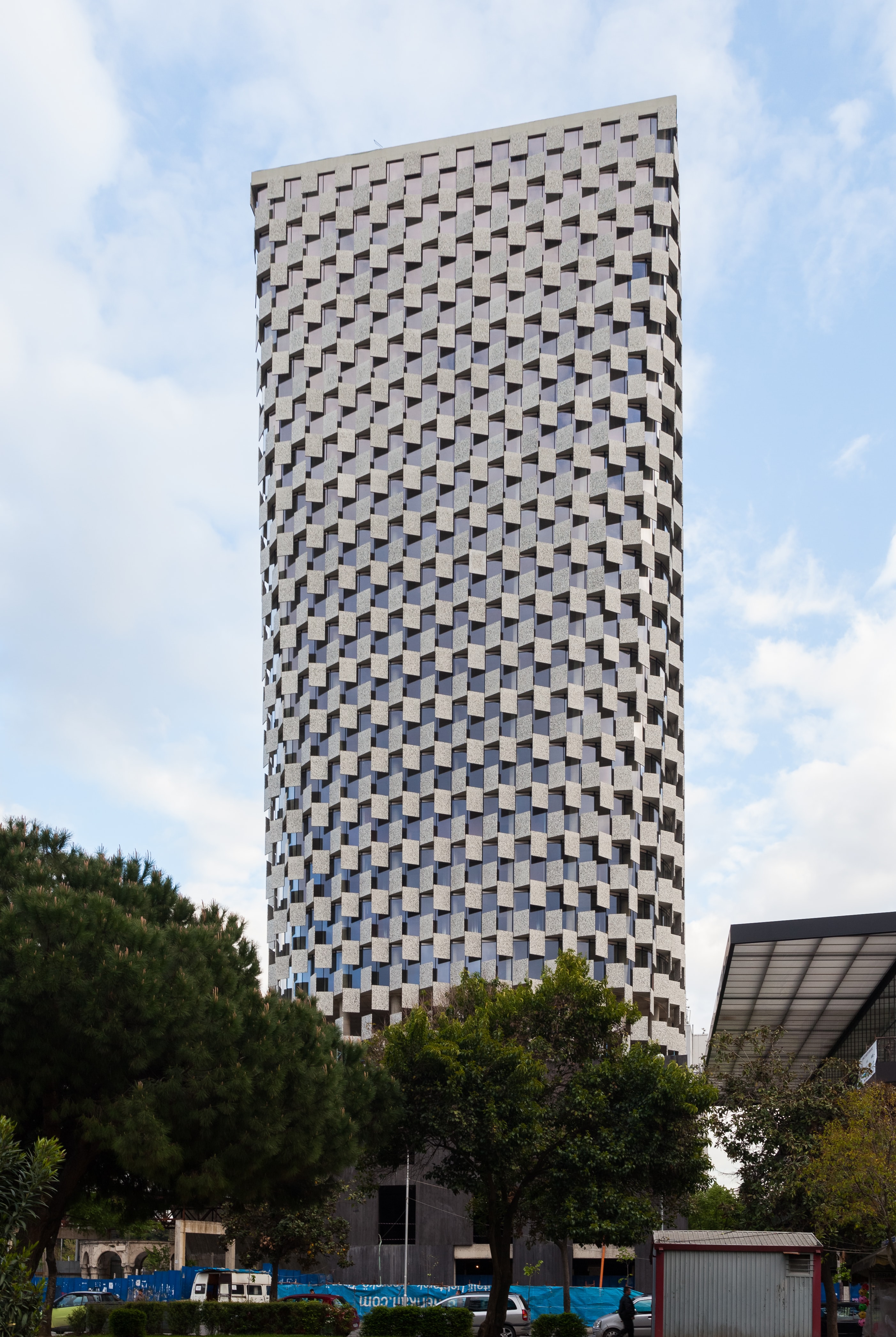 The Plaza Tirana: 24 Floors and 190 Rooms Above Rruga 28 Nëntori TID Tower, Tirana, Albania, 2014 04 17, DD 07.JPG