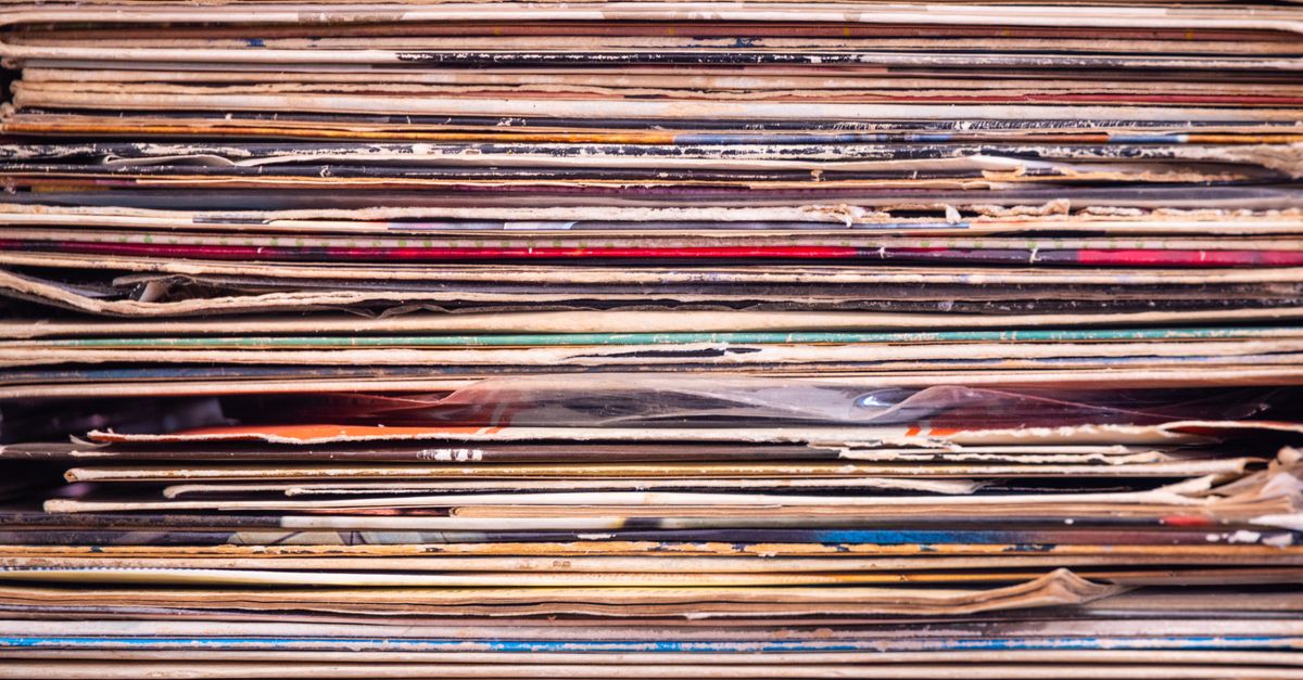 Steam on Track for Record Year as $70 Blockbusters and Back Catalogue Drive $11 Billion First Half Close-up view of a stack of vintage vinyl records with colorful album covers.