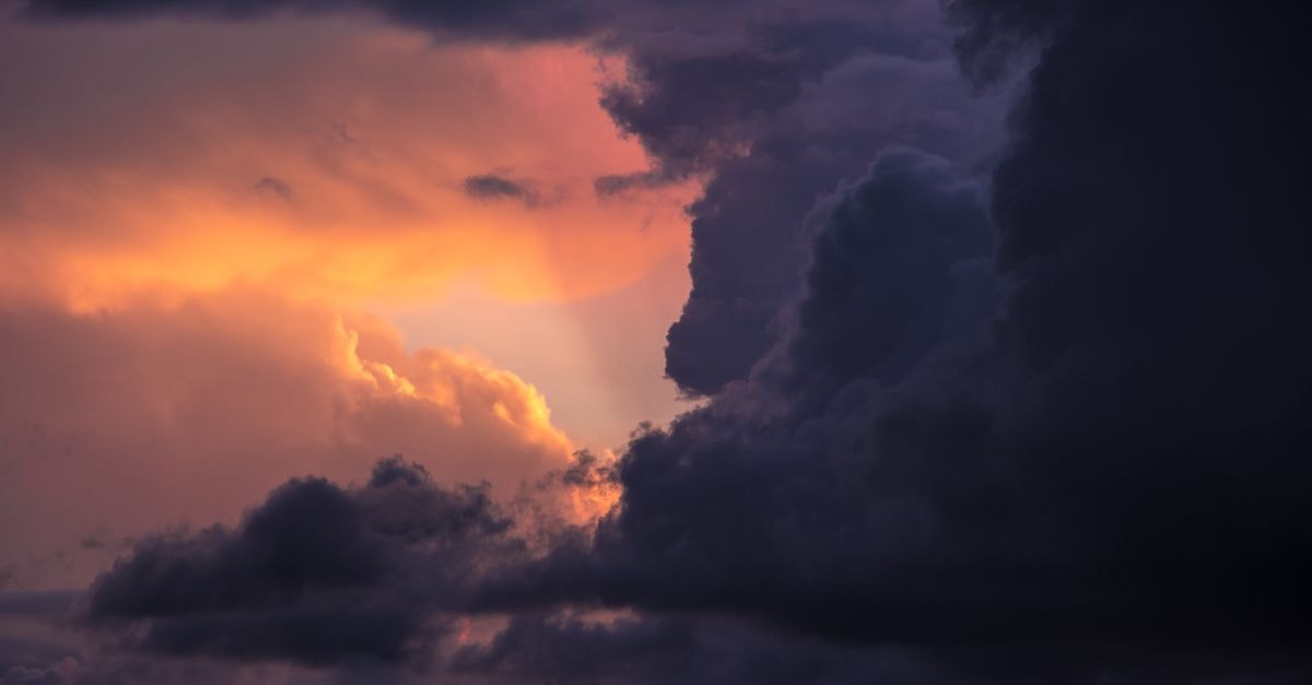 Breathtaking cloud formations during sunset in Iloilo City, capturing nature's vivid colors.