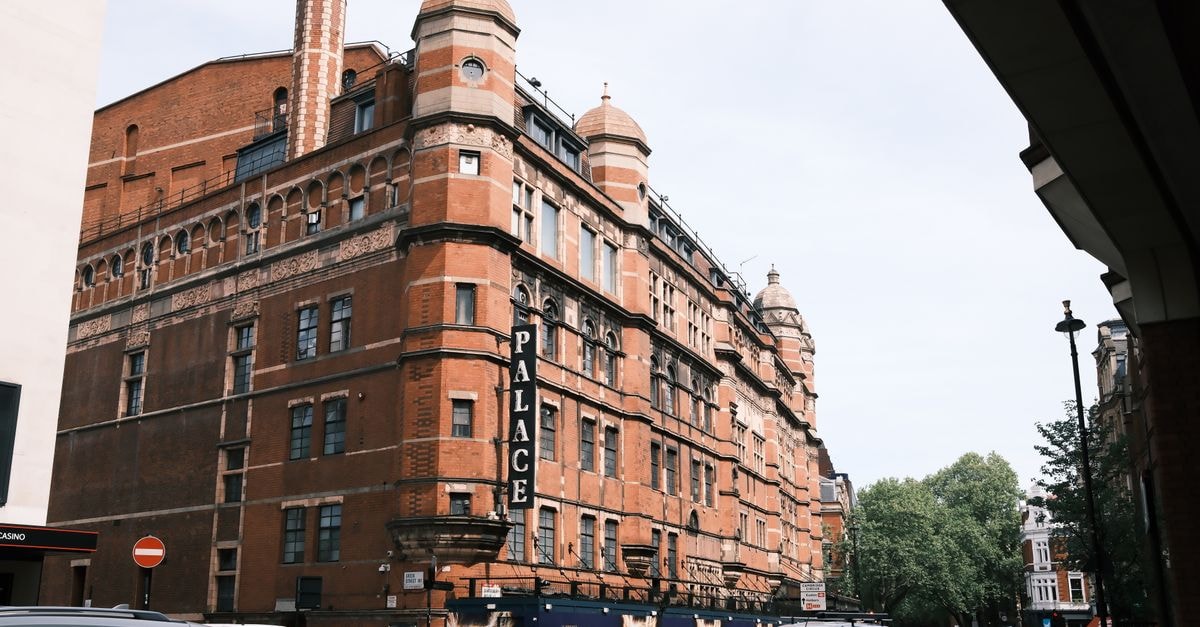 View of the Palace Theatre in London, a cultural landmark in the city.