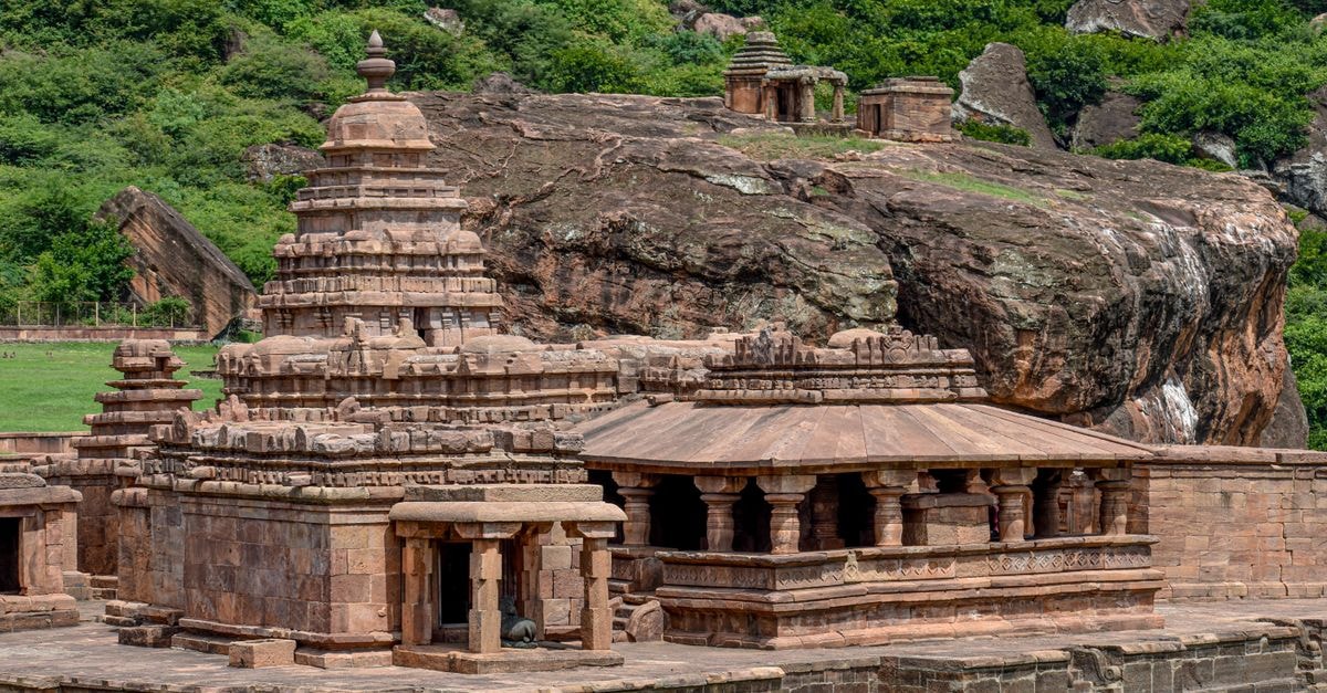 Tirupati travel guide: temples, waterfalls and sacred eats Bhutanatha Temple surrounded by rocky landscape in Badami, showcasing ancient Indian architecture.