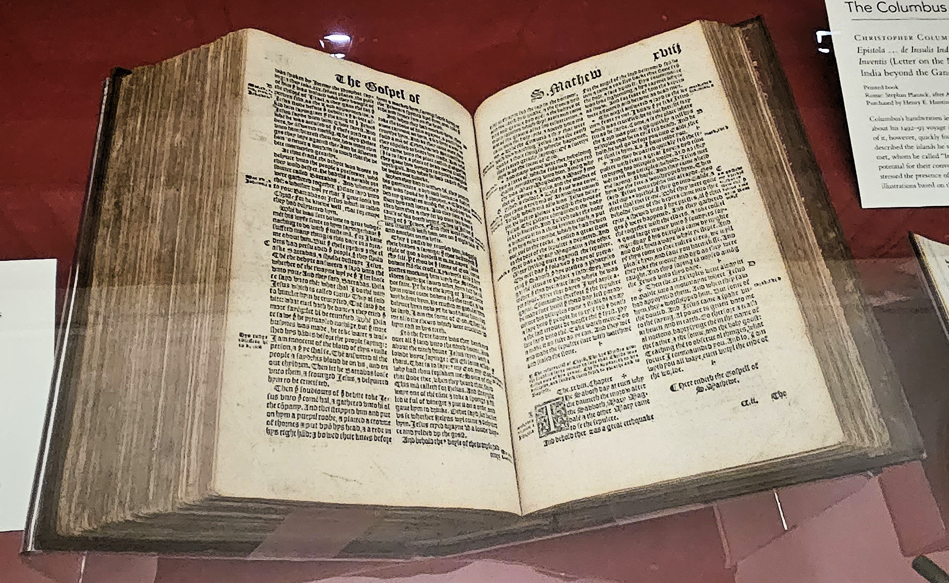Illustration for Smoke Over Chang'an, Ink on Wax: Tyndale and Coverdale Bible - Huntington Library.png