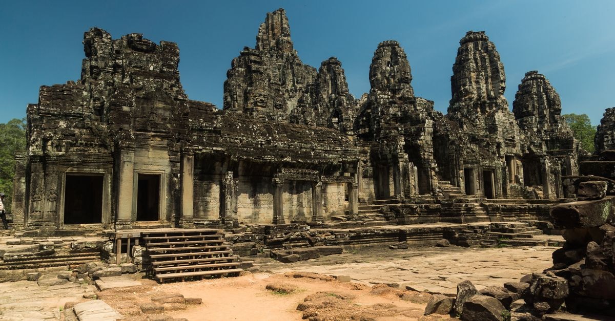 Takeo Travel Guide: Ancient Temples and Easygoing Cambodia Explore the ancient architecture of Bayon Temple in Cambodia's Angkor Thom, a UNESCO World Heritage Site.