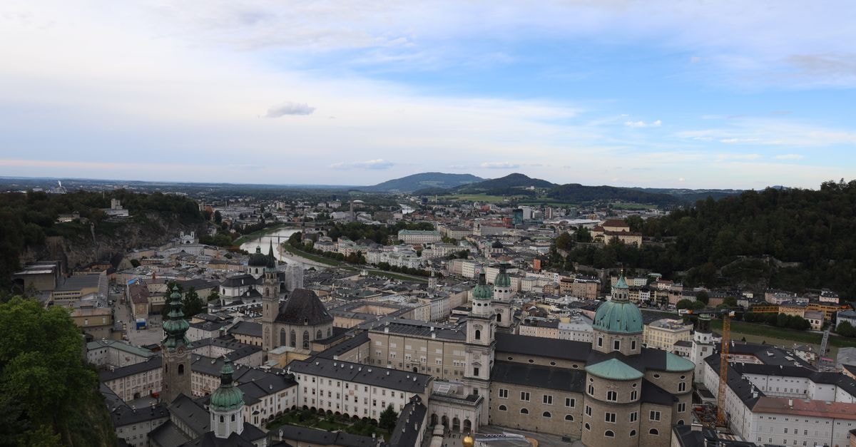 Hotel Eremitage in Liestal, Switzerland: A 32-Room Retreat Near Basel Explore the stunning aerial view of Salzburg, Austria's historic buildings and scenic landscape.