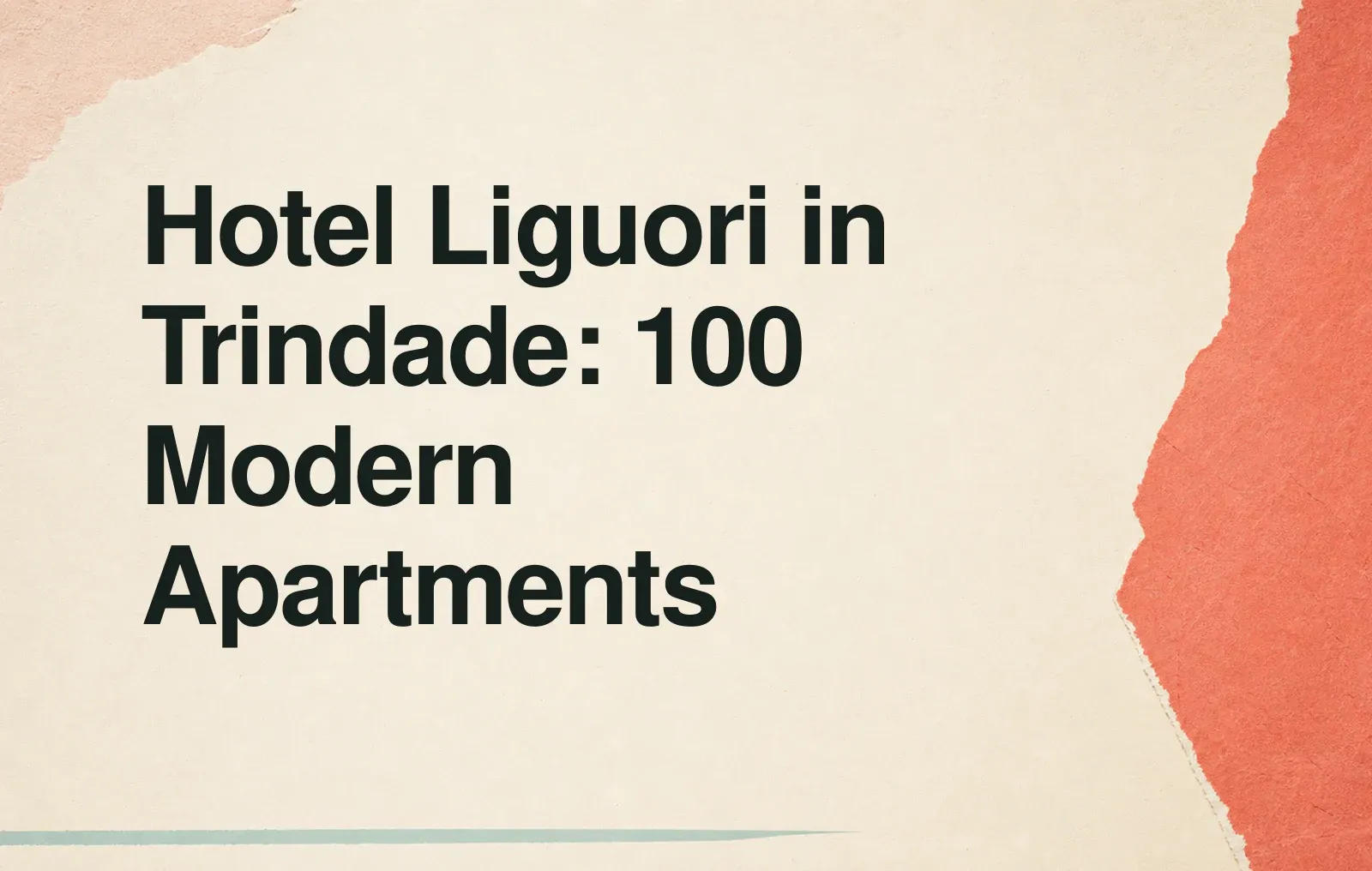 Hotel Liguori in Trindade: 100 Modern Apartments News illustration: Hotel Liguori in Trindade: 100 Modern Apartments