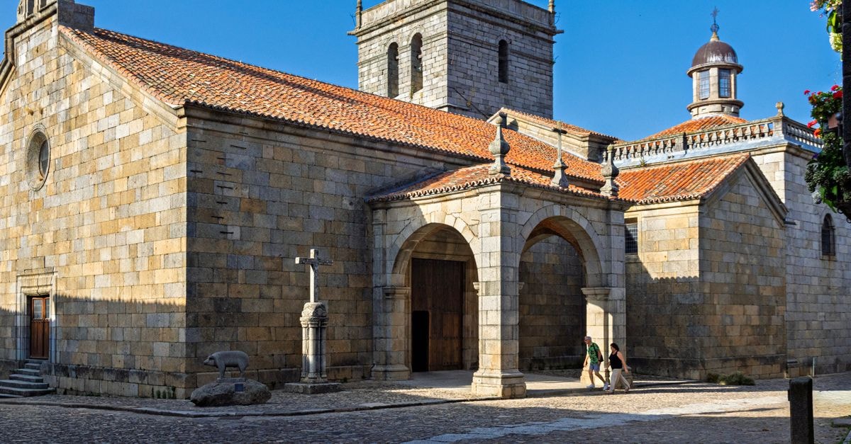Bragança Travel Guide: Planning Tips, Costs and Things to Do Beautiful stone church bathed in sunlight in La Alberca, Spain.