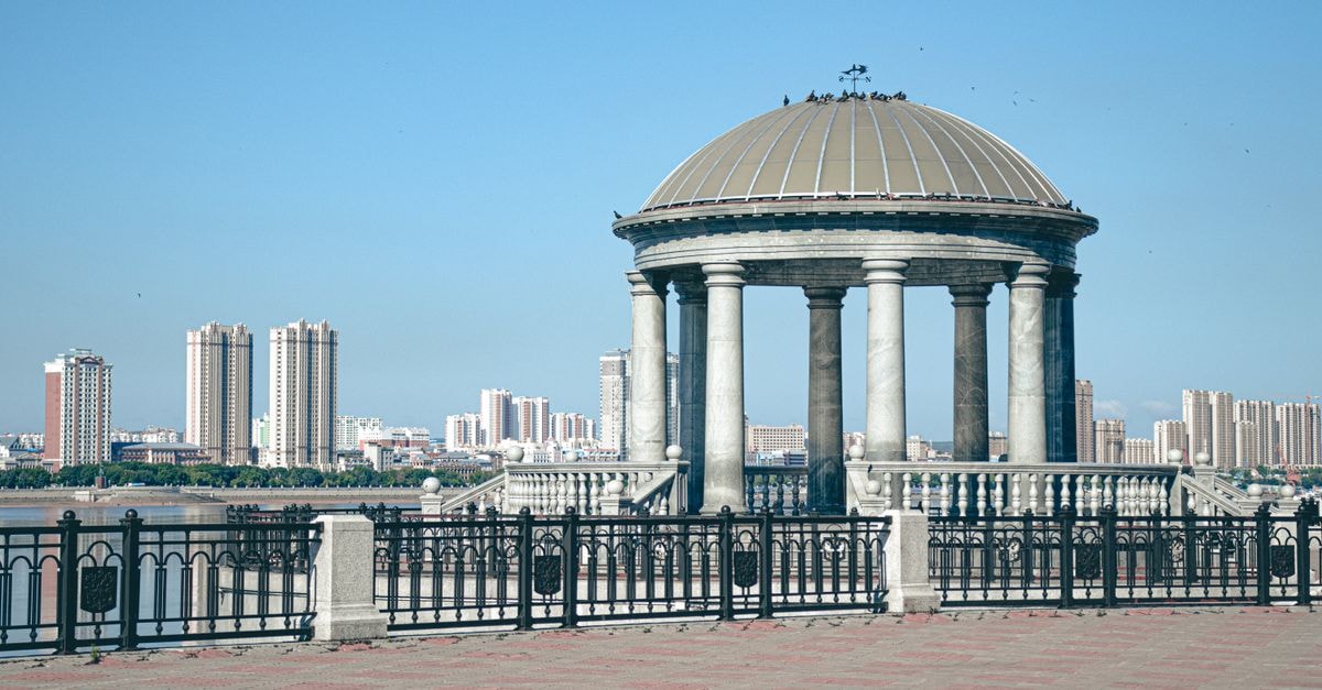 Rostov-on-Don Travel Guide: A Southern Russian Riverside City Stunning view of architecture and cityscape in Blagoveshchensk, Russia.