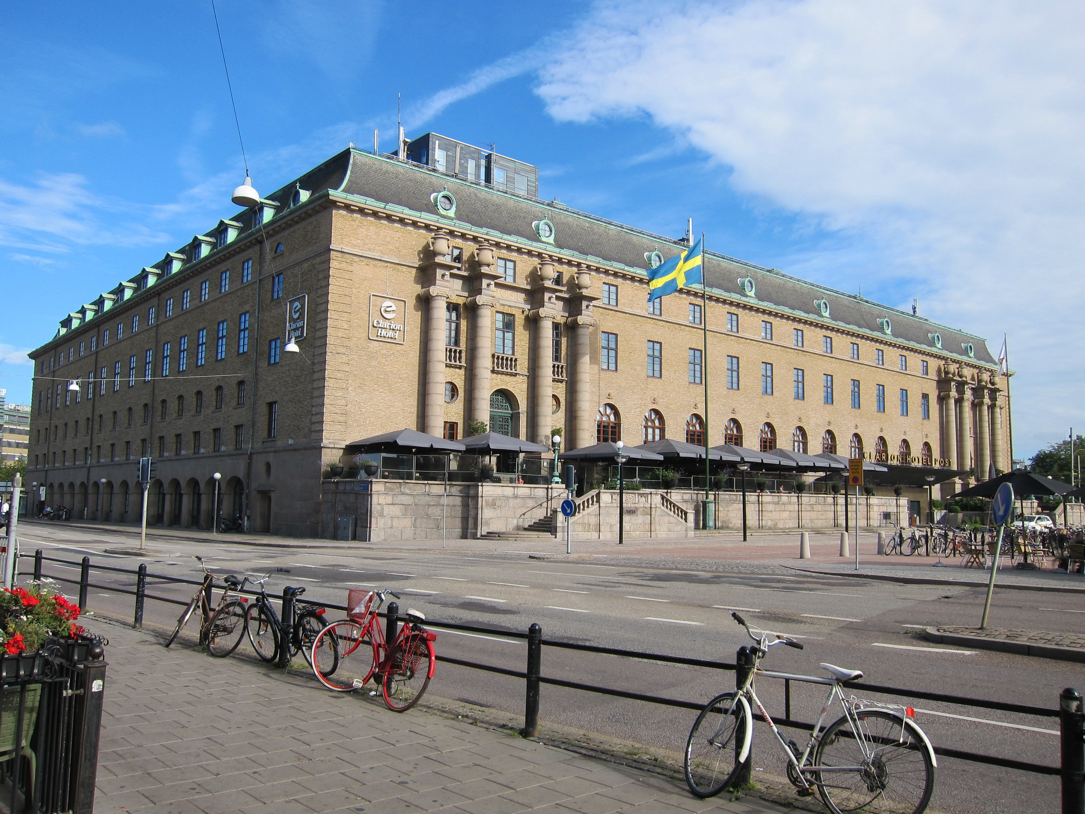 Clarion Hotel Post, Gothenburg — A Historic Post Office Turned Designer Stay Clarion Hotel Post, as seen from the railway station.JPG