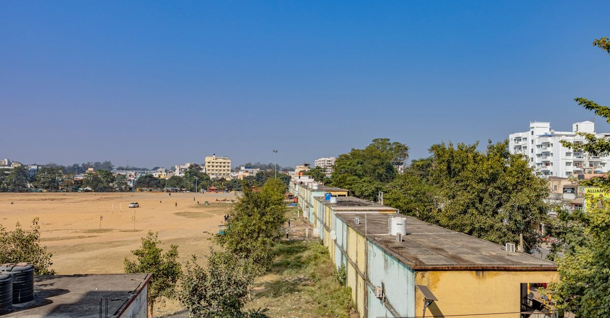 Hotel Blue Diamond, Korba — A Press Complex Stay With Aroma Restaurant On Site A bright and clear urban landscape in Hazaribagh, showcasing architecture and open spaces.