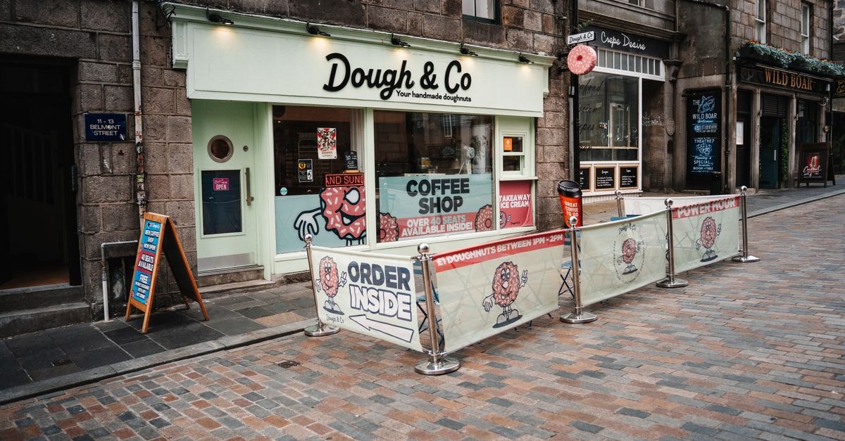 Travelodge Aberdeen Central, Aberdeen: City Centre Base by the Coast Discover this inviting doughnut and coffee shop in Aberdeen's Belmont Street, Scotland.