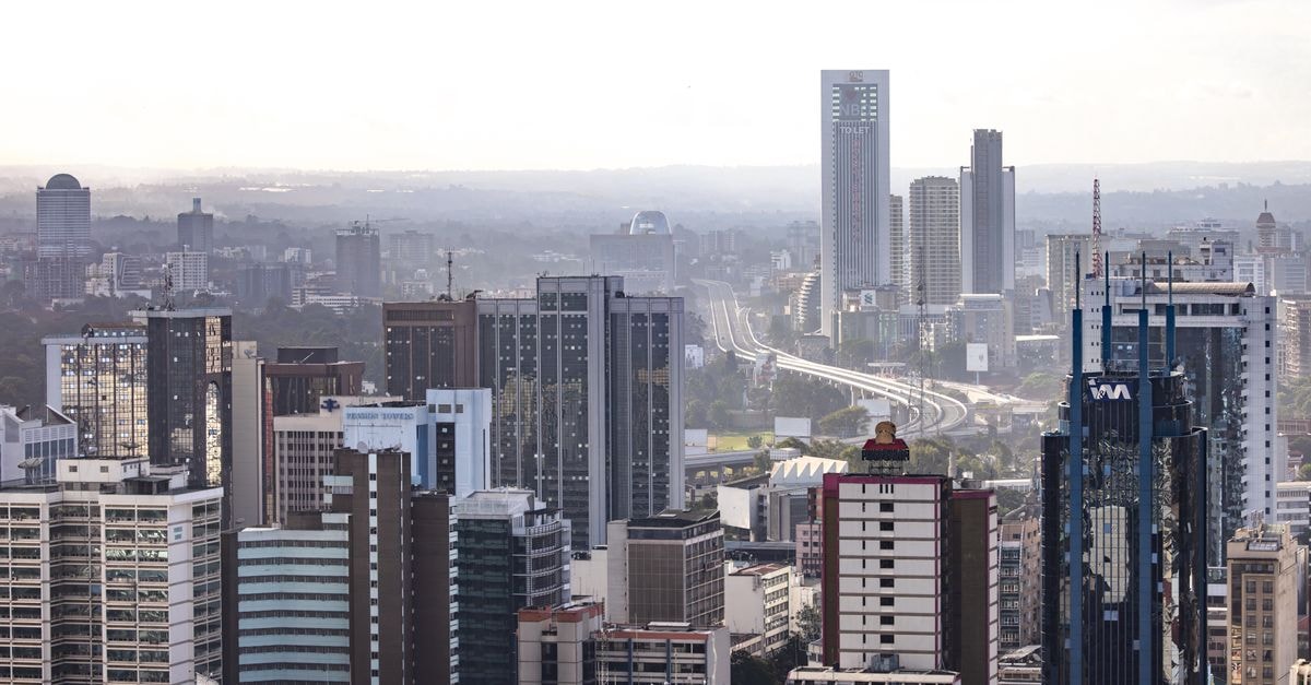 The Clarion Hotel, Nairobi: A Moi Avenue Stay Worth Knowing Aerial view of Nairobi's modern skyscrapers and bustling urban landscape under a clear sky.