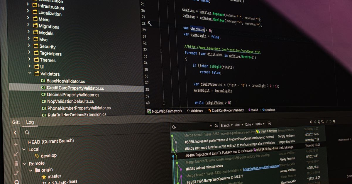 Meta Releases Open-Weight Muse Spark Model for Coding Close-up of software development tools displaying code and version control systems on a computer monitor.