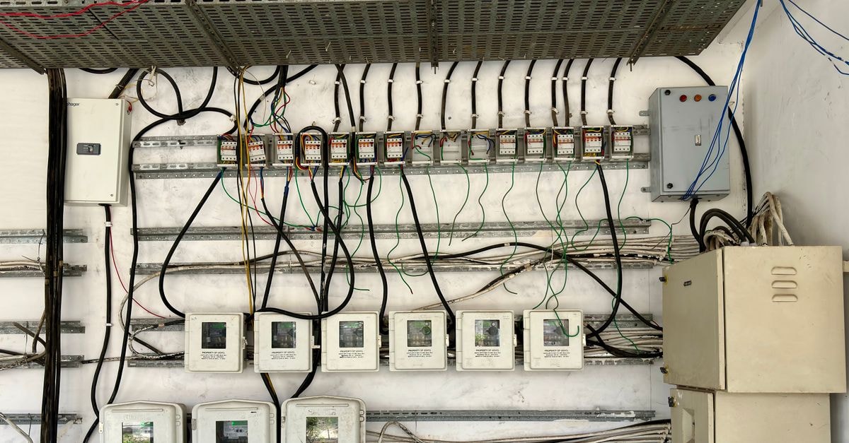 Transcat, Inc.: A Calibration Specialist Trading on an Aspirational Bid Complex network of electrical wiring and control panels in an industrial setting.