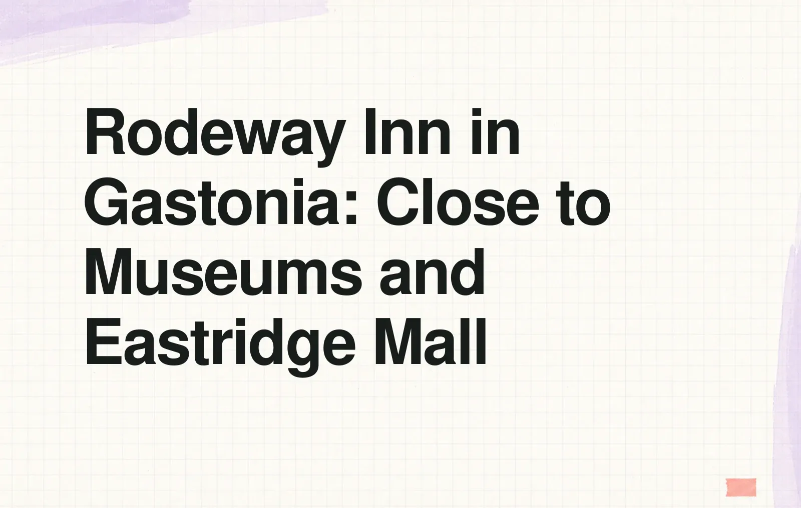 Rodeway Inn in Gastonia: Close to Museums and Eastridge Mall News illustration: Rodeway Inn in Gastonia: Close to Museums and Eastridge Mall