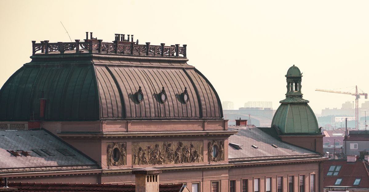 Timeout Heritage Hotel Zagreb: Ilica Rooftop & Basement Nights A captivating view of Zagreb's architectural heritage with historic rooftops and skyline.