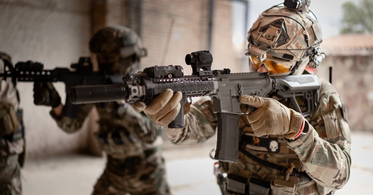 Union Pacific's fuel surcharges outpace rivals, adding to second-quarter profit amid Iran war diesel spike Armored soldiers in action during indoor training exercises, equipped with tactical gear.