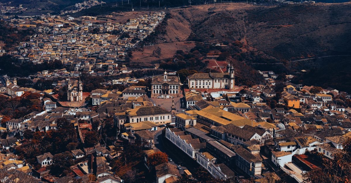 Hotel Casablanca Imperial, Petrópolis — A Colonial Stay Next to the Imperial Museum Stunning aerial view of Ouro Preto, Brazil, showcasing its historic architecture and mountainous landscape.